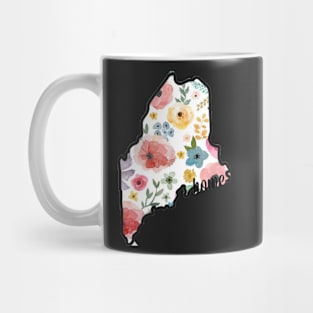 Floral Maine Mug